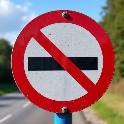 Dopravní značka označující konec dálnice.